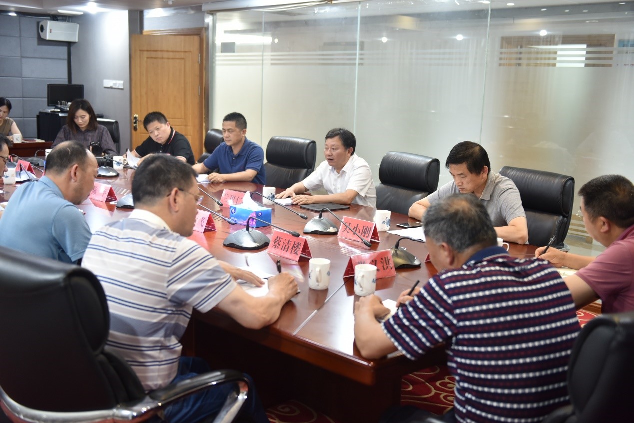 福建农林大学校长兰思仁一行莅临福建9159金莎游艺场调研